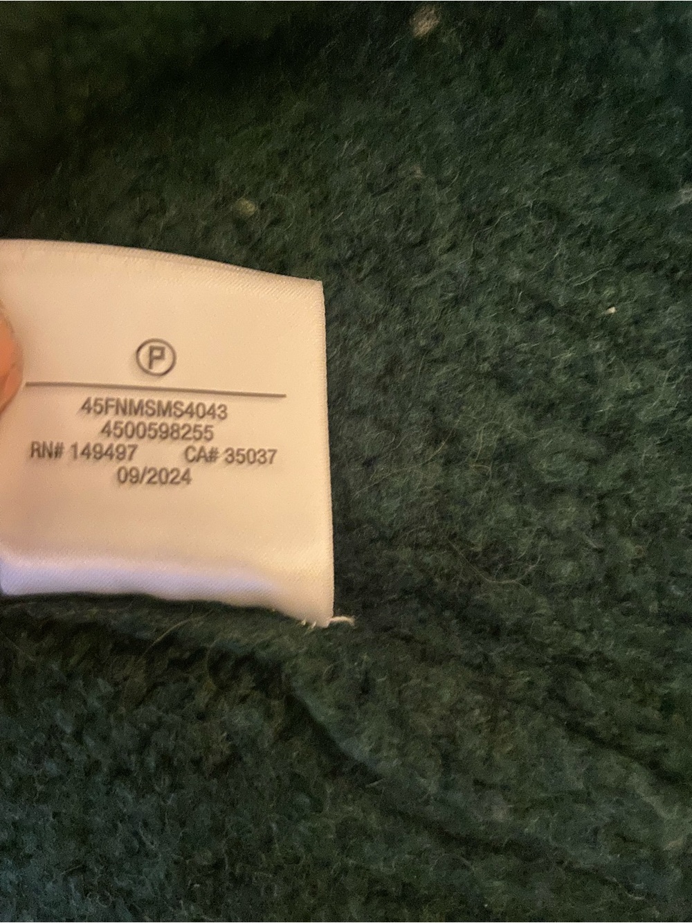 Favorite Daughter "The Snowed In Cardigan" in Green Fair Isle, Size Medium - Picture 11 of 13